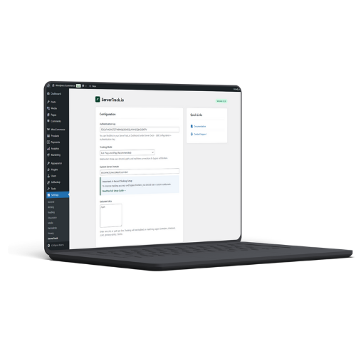 servertrack.io wordpress plugin